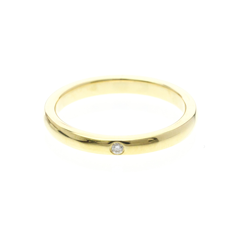 TIFFANY 18k Gold Diamond Ring
